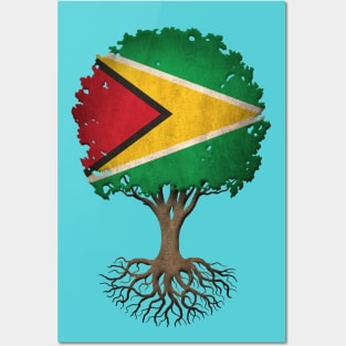 Tree of Life with Guyanese Flag Posters and Art